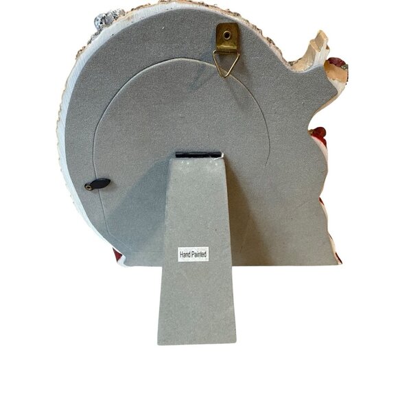 Vtg 1999 Popular Imports 3D Pink Hand Painted Lady Victorian Oval Picture Frame - Picture 11 of 12